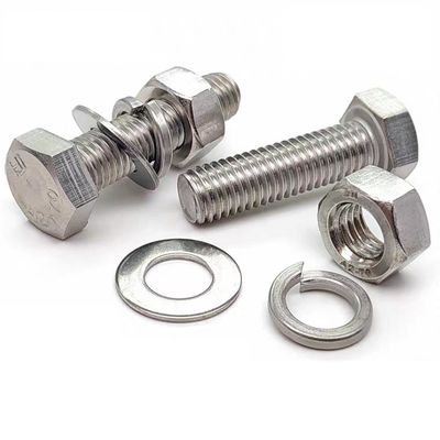 Bolsas hexadecimales y tuercas hexadecimales de 40Cr de grado 4.8/8.8/10.9/12.9 Galvanizado negro