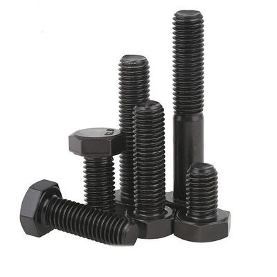 M6 M8 Alta resistencia DIN931 DIN933 Grado 4.8 8.8 10.9 12.9 Cerrojo y tuerca de cabeza hexagonal