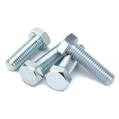 M6 M8 Alta resistencia DIN931 DIN933 Grado 4.8 8.8 10.9 12.9 Cerrojo y tuerca de cabeza hexagonal