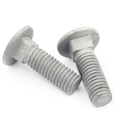 ZP HDG negro galvanizado en caliente DIN603 grado 4.8 8.8 10.9 12.9 perno de coche