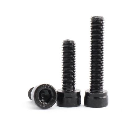 Grado 4.8/8.8/10.9/12.9 Cerrojo de cabeza cilíndrica de tornillo hexagonal negro DIN912 para M6-M36