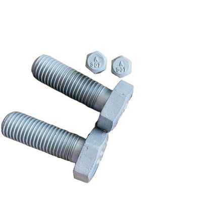 El material de fijación para pernos y tuercas de acero galvanizado A153 ASTM-A307 Grado 4.8/6.8/8.8/10.9/12.9
