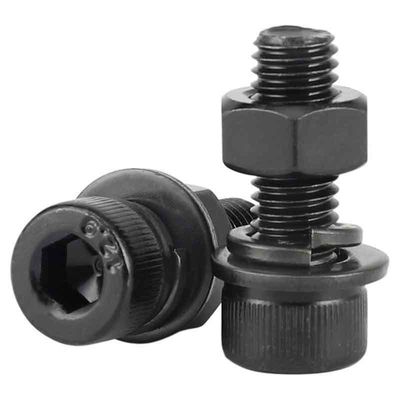 Grado de alta tracción 8.8 10.9 12.9 Encaje hexagonal Allen Cap cabeza de tornillo para construcción